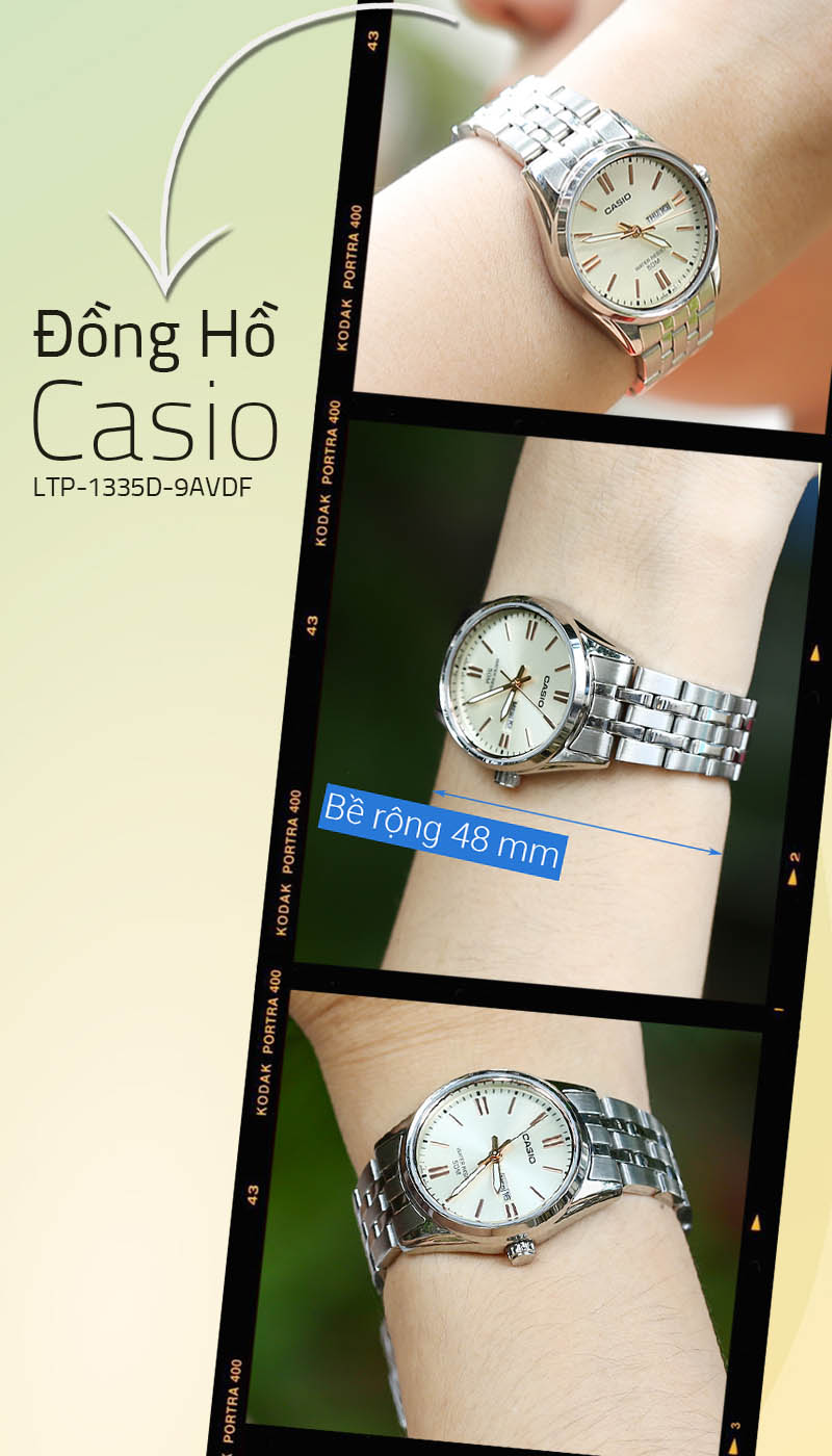 Đồng hồ Nữ Casio LTP-1335D-9AVDF