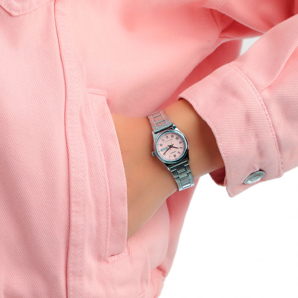 Đồng hồ Nữ Casio Timeless 25 mm LTP-V006D-4BUDF Màu Bạc