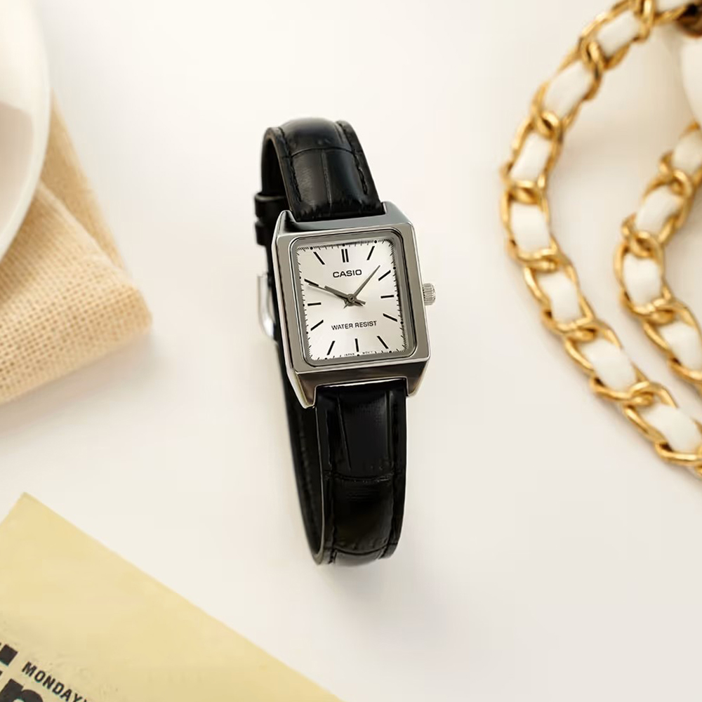 Đồng hồ Nữ Casio Timeless LTP-V007L-7E1UDF Màu Đen