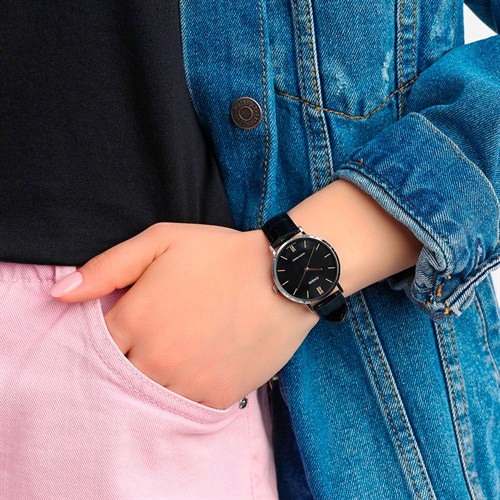 Đồng hồ Nữ Casio LTP-VT01L-1BUDF Màu Đen