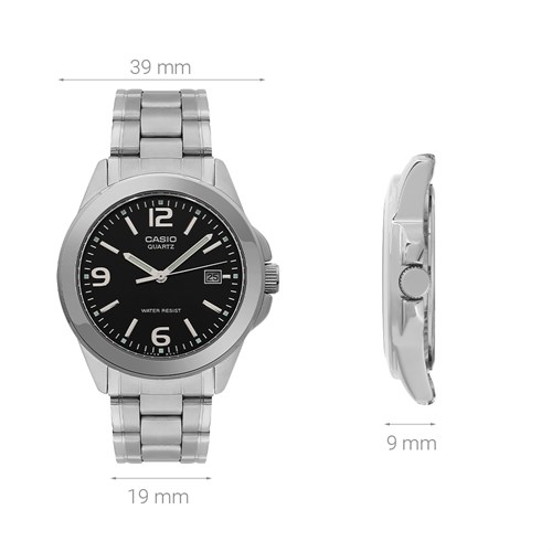 Đồng hồ CASIO 39 mm Nam MTP-1215A-1ADF Màu Bạc