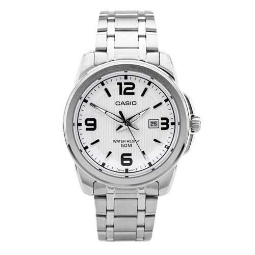 Đồng hồ Casio 45 mm Nam MTP-1314D-7AVDF Màu Bạc