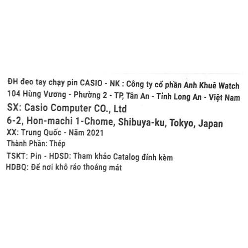 Đồng hồ CASIO 38 mm Nam MTP-1335D-7AVDF Màu Bạc