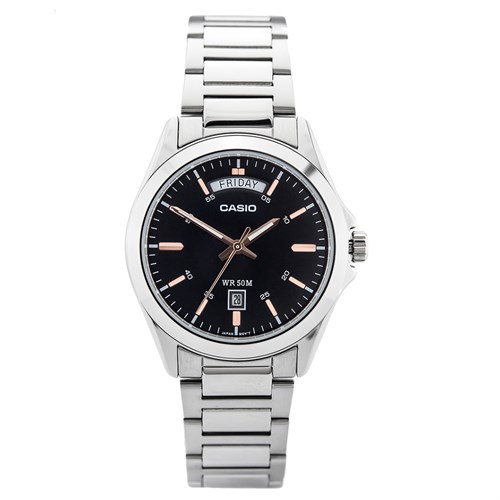 Đồng hồ CASIO Timeless 40 mm Nam MTP-1370D-1A2VDF Màu Bạc