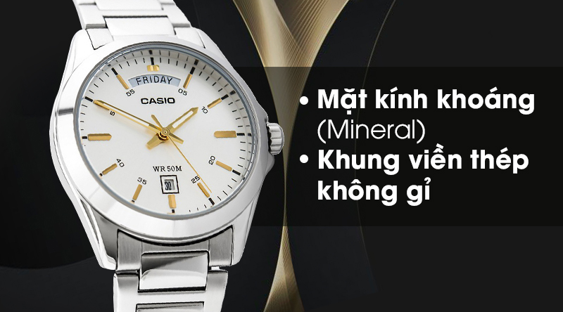 Đồng hồ nam Casio MTP-1370D-7A2VDF bền bỉ và cứng cáp