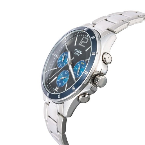 Đồng hồ CASIO 41.2 mm Nam MTP-1374D-2AVDF Màu Bạc