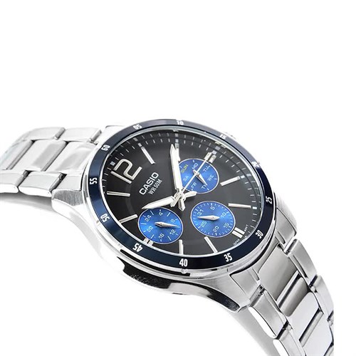 Đồng hồ CASIO 41.2 mm Nam MTP-1374D-2AVDF Màu Bạc