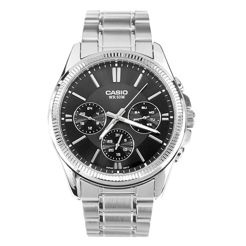 Đồng hồ Nam Casio MTP-1375D-1AVDF Màu Bạc