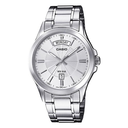 Đồng hồ CASIO 39.9 mm Nam MTP-1381D-7AVDF Màu Bạc