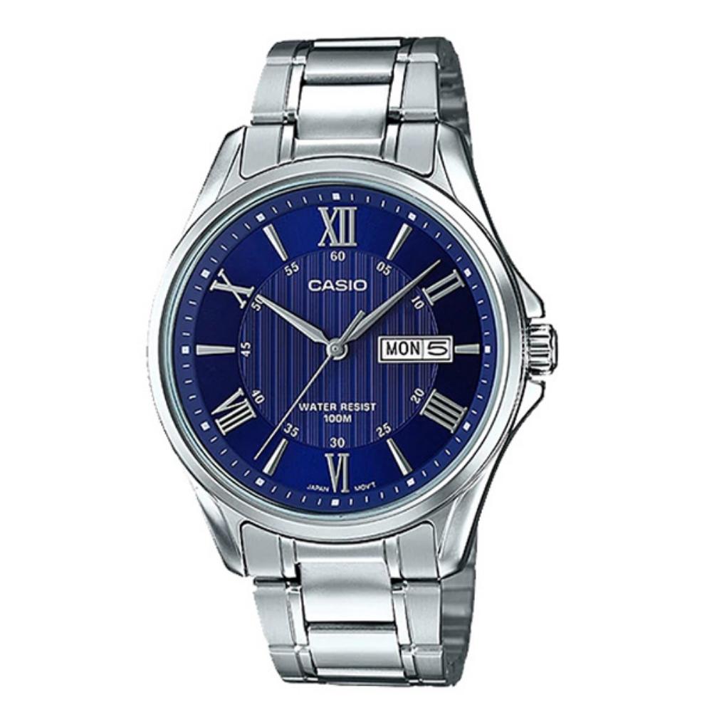 Đồng hồ CASIO Timeless 41 mm Nam MTP-1384D-2AVDF Màu Bạc