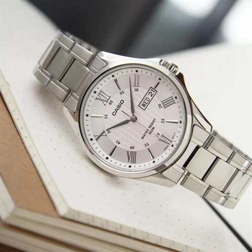 Đồng hồ CASIO 41 mm Nam MTP-1384D-7AVDF Màu Bạc