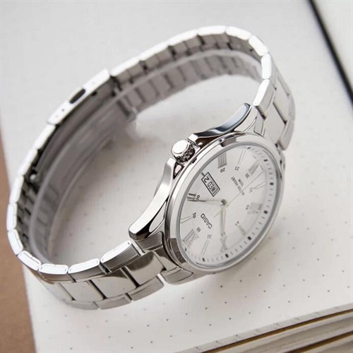 Đồng hồ CASIO 41 mm Nam MTP-1384D-7AVDF Màu Bạc
