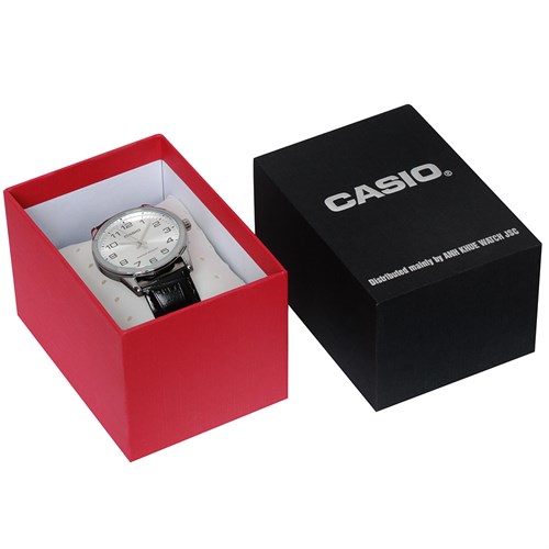 Đồng hồ CASIO 38 mm Nam MTP-V001L-7BUDF Màu Đen