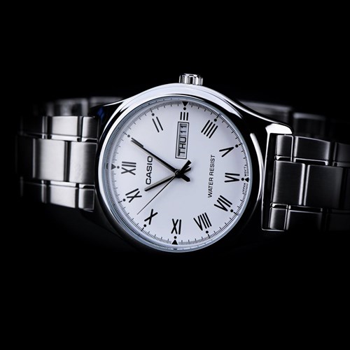 Đồng hồ CASIO 38 mm Nam MTP-V006D-7BUDF Màu Bạc