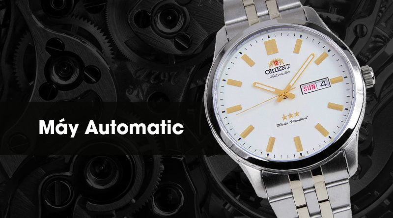 Đồng hồ nam Orient SAB0B009WB thuộc dòng đồng hồ cơ (máy Automatic) 