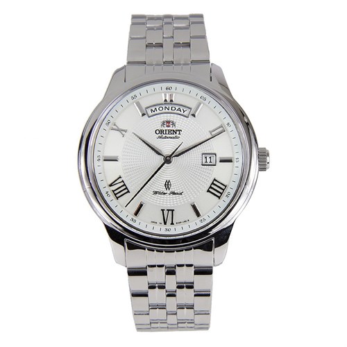 Đồng hồ Nam Orient SEV0P002WH - Cơ tự động Màu Bạc