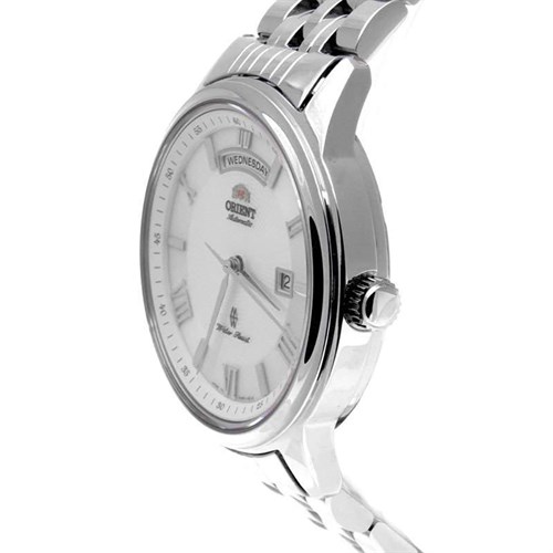 Đồng hồ Nam Orient SEV0P002WH - Cơ tự động Màu Bạc