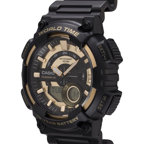 Đồng hồ CASIO 46.6 mm Nam AEQ-110BW-9AVDF Màu Đen