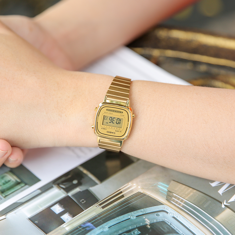 Đồng hồ Casio 24 mm Nữ LA670WGA-9DF
