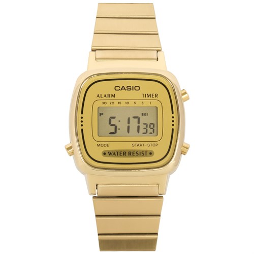 Đồng hồ Casio 24 mm Nữ LA670WGA-9DF Màu Vàng