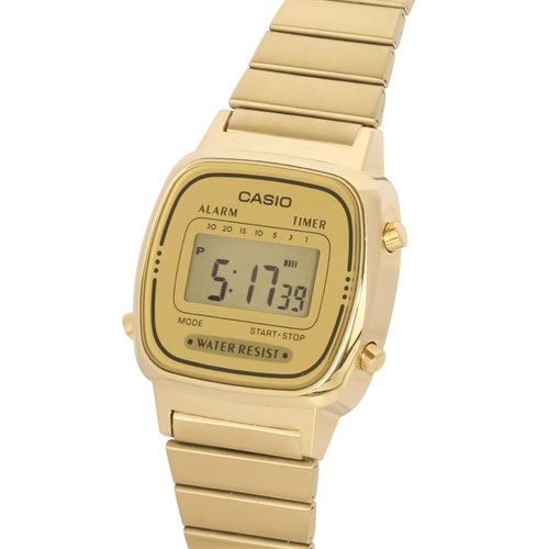 Đồng hồ Casio 24 mm Nữ LA670WGA-9DF Màu Vàng