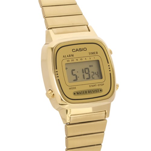 Đồng hồ Casio 24 mm Nữ LA670WGA-9DF Màu Vàng