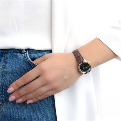 Đồng hồ Nữ Casio LTP-V005GL-1B2UDF Màu Nâu