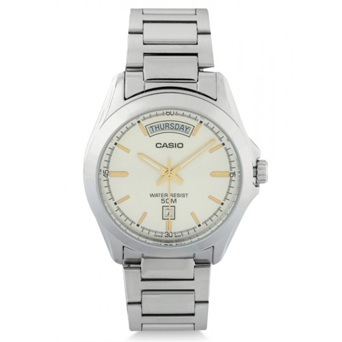 Đồng hồ CASIO 39.8 mm Nam MTP-1370D-9AVDF Màu Bạc