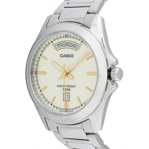 Đồng hồ CASIO 39.8 mm Nam MTP-1370D-9AVDF Màu Bạc