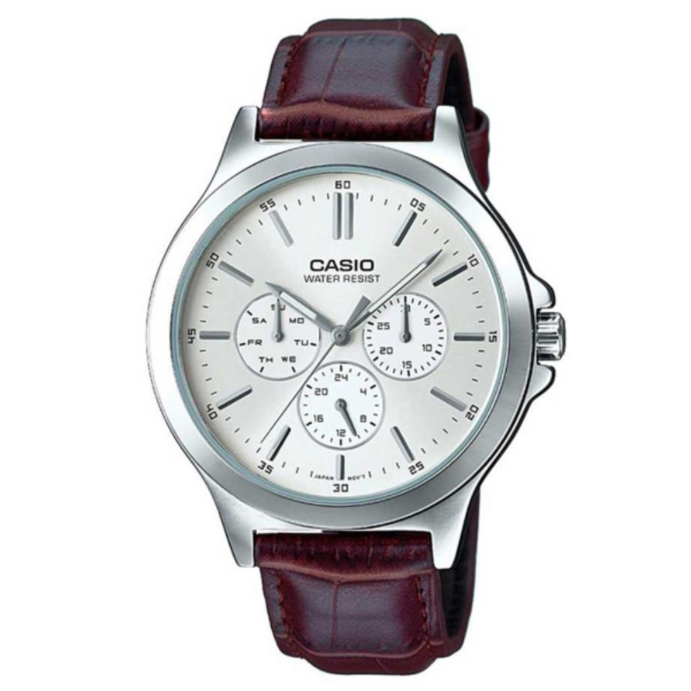 Đồng hồ CASIO Timeless 41.5 mm Nam MTP-V300L-7AUDF Màu Nâu