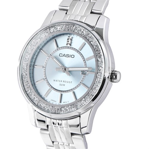 Đồng hồ CASIO 32 mm Nữ LTP-1358D-2AVDF Màu Bạc