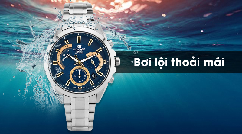 Đồng hồ nam Edifice Casio EFV-580D-2AVUDF có hệ số chống nước 10 ATM Đồng hồ nam Edifice Casio EFV-580D-2AVUDF có hệ số chống nước 10 ATM