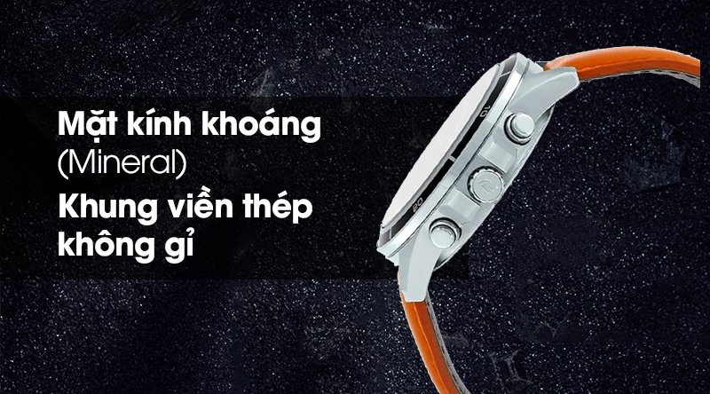 Đồng hồ nam Edifice Casio EFR-526L-1BVUDF có mặt kính bền bỉ, khung viền cứng cáp Đồng hồ nam Edifice Casio EFR-526L-1BVUDF có mặt kính bền bỉ, khung viền cứng cáp