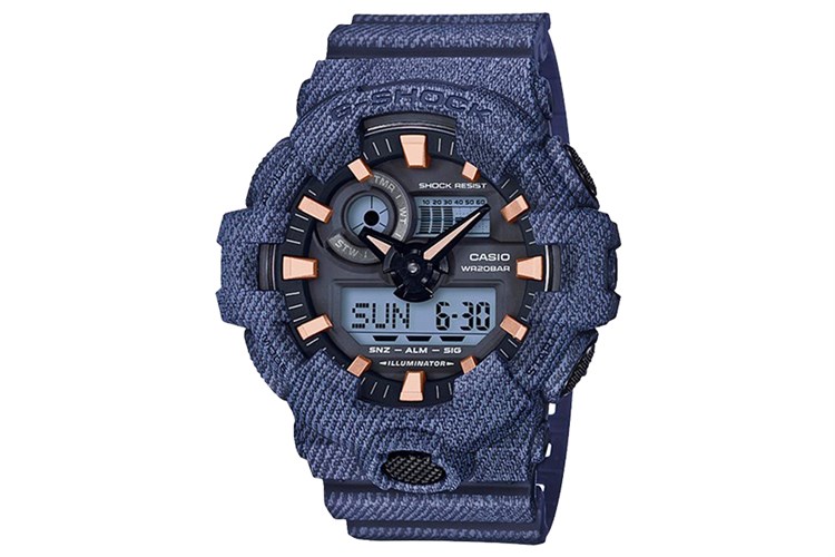 Đồng hồ G-SHOCK 53.4 mm Nam GA-700DE-2ADR Màu Xanh Dương