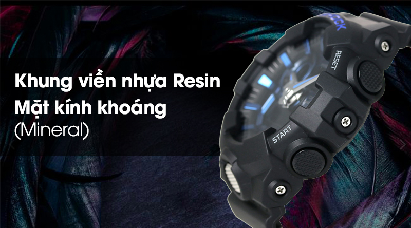 Đồng hồ Nam G-Shock GA-710-1A2DR có khả năng chống sốc tốt