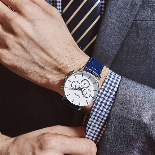 Đồng hồ NAKZEN 40 mm Nam SL5053GBE-7N1 Màu Xanh Dương