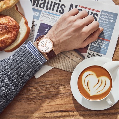 Đồng hồ NAKZEN 39 mm Nam SL5055GREBN-7N0 Màu Nâu