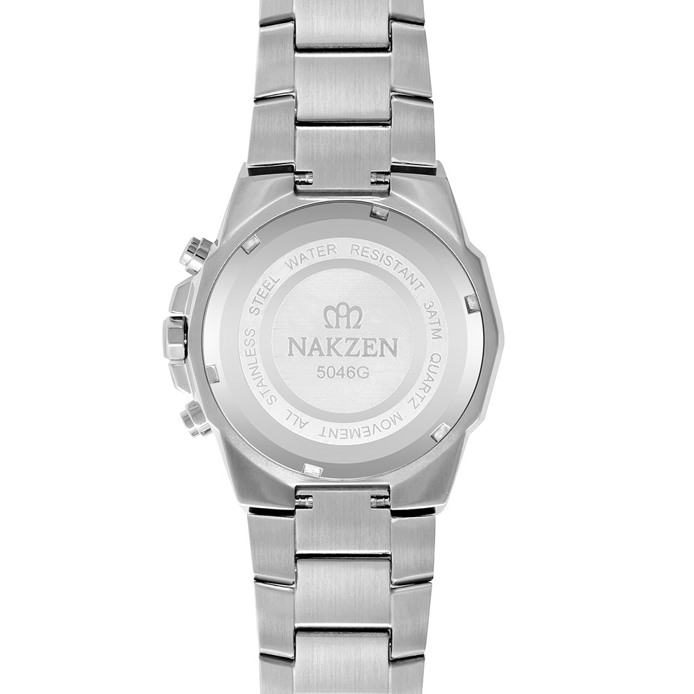 Đồng hồ NAKZEN 41 mm Nam SS5046G/WE-7 Màu Bạc