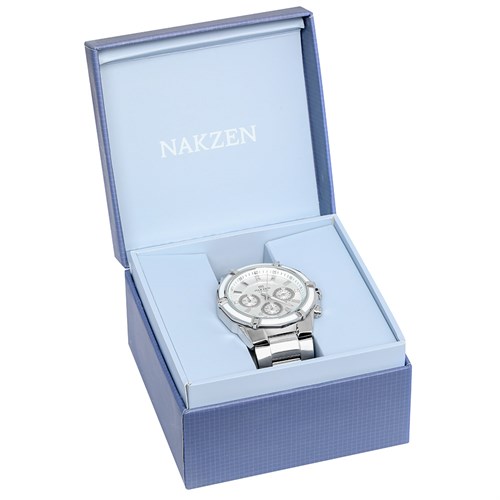 Đồng hồ NAKZEN 41 mm Nam SS5046G/WE-7 Màu Bạc