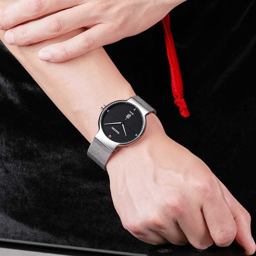 Đồng hồ NAKZEN Hoa & Gió 40.2 mm Nam SS4051G-1 Màu Bạc