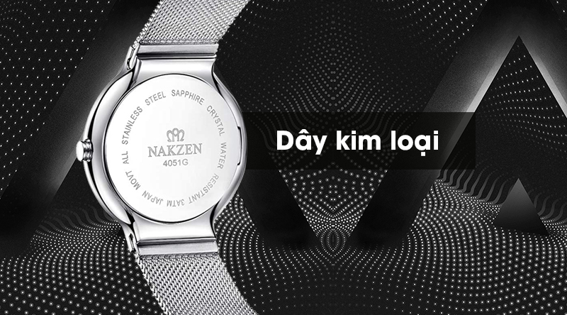 Đồng hồ nam Nakzen SS4051G-7 có dây đeo sành điệu, độ bền cao Đồng hồ nam Nakzen SS4051G-7 có dây đeo sành điệu, độ bền cao