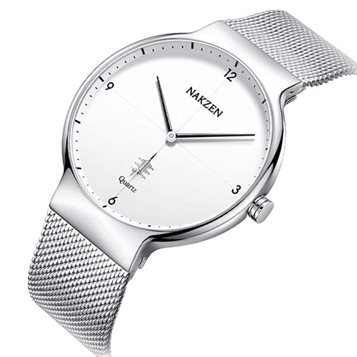 Đồng hồ NAKZEN 40.2 mm Nam SS4051G-7 Màu Bạc