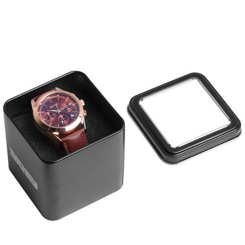 Đồng hồ Nam Skmei SK-9127 Nâu Màu Nâu