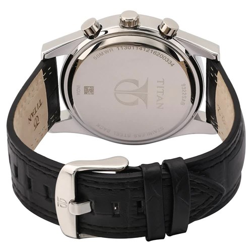 Đồng hồ TITAN 44 mm Nam 9322SL02 Màu Đen