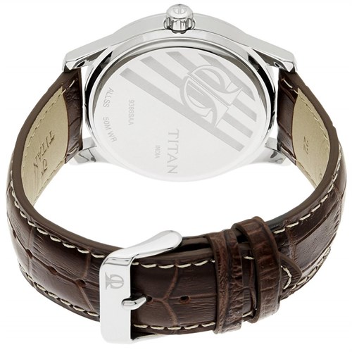Đồng hồ TITAN 46 mm Nam 9386SL03 Màu Nâu
