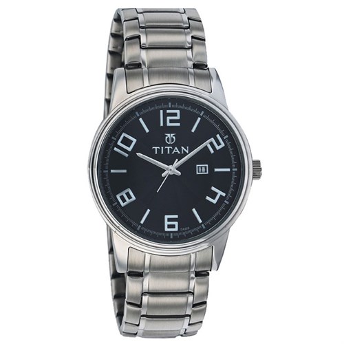 Đồng hồ TITAN 40 mm Nam 9380SM02 Màu Bạc