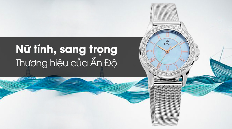 Đồng hồ nữ Titan 9798SM04 với thiết kế nữ tính, sang chảnh Đồng hồ nữ Titan 9798SM04 với thiết kế nữ tính, sang chảnh