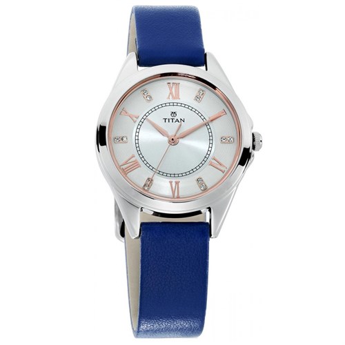 Đồng hồ TITAN 40 mm Nữ 2565SL01 Màu Xanh Dương