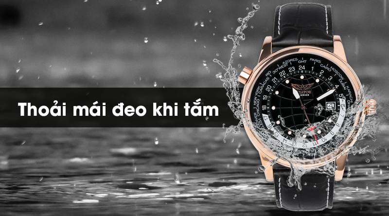 Đồng hồ nam Aviator AVW8517G352 có hệ số chống nước 5 ATM