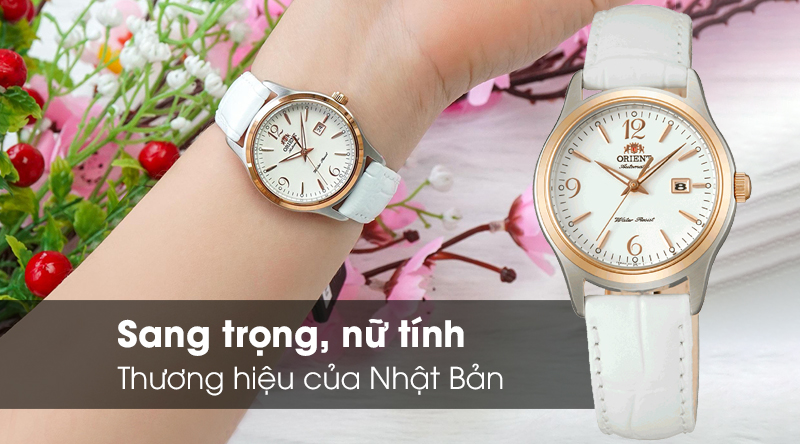 Đồng hồ nữ Orient FNR1Q003W0 - Cơ tự động có thiết kế trẻ trung